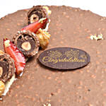 Congratulations Yummy Rocher Cake 8 Portion