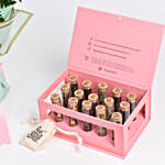 Pastel Pink Bouquet with Premium Tea Box