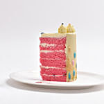 Gender Reavel Cake With Pink Filling