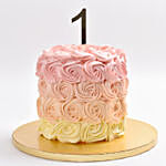Rosette 1St Birthday Cake Vanilla