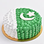 Pakistani Flag Cake 4 Portions