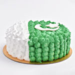 Pakistani Flag Cake 4 Portions