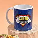 Super Brother Mug and Rakhi Combo