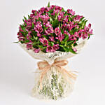 Purple Peruvian Lily Bouquet