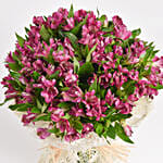 Purple Peruvian Lily Bouquet