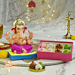 Ganesha idol with modak