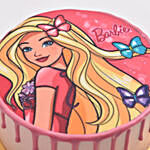 Glamouricious Barbie Vanilla Cake 4 Portion