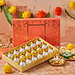 Ganesh Chaturthi Golden And Silver Modak 18 Pcs