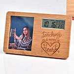 Personalised Digital Clock For Teacher