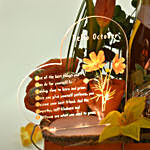 Birthday Joy Gift Basket with 3D lamp