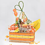 Birthday Joy Gift Basket with 3D lamp