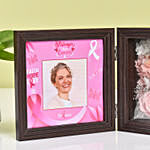 Pink Ribbon Forever Rose Personalized Frame