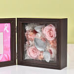 Pink Ribbon Forever Rose Personalized Frame