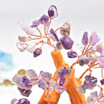 Dual Tone Purple Stone Wish Tree