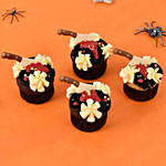 Blood Knife Halloween Cupcakes