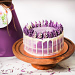 November Birthday Chrysanthemum Flower Bouquet and Cake