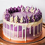 Purple and White Celebration Cake