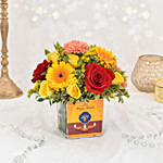 Sparks of Joy Diwali Flowers Arrangement