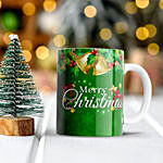 Personlize Green Merry Christmas Mug