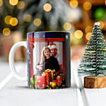 Personlize Black Merry Christmas Mug