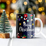 Personlize Black Merry Christmas Mug