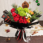 Merry Christmas Flowers Bouquet