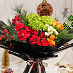 Merry Christmas Flowers Bouquet