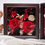 Anniversary Wishes Preserved Flowers Frame