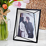 Multicolor Tulips with Photo Frame