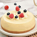 Plain Baked Cheese Cake 8 Portion