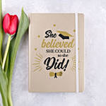 Graduation Theme Diary   Personalized Gift for Graduates