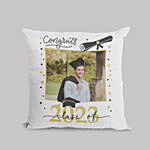 Graduation themed Throw Cushion