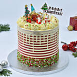 Merry Christmas Red Velvet Premium Cake