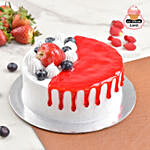 Red Velvet & Cheese Cream Ice Cream Cake 6 Portion