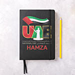 UAE Personalised Note Book Black