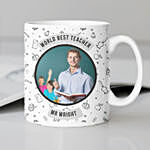 World Best Mr Teacher Personalized Mug