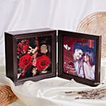 Anniversary Wishes Preserved Flowers Frame