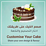 Customized Cake Truffle 16 PORTIONs Eggless