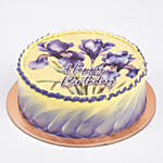 IRIS Flowers Birthday Chocolate Cake