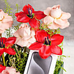 Iphone 15 Pro 1 TB Blue Titanium Gift with Flowers & Chocolates