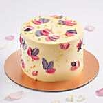 Purple & Pink Petals Chocolate Cake One Kg