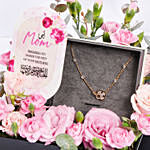 Flowers and Cerruti Necklace For Mom