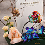 Floral Veins and Life Hayeti Scarf Tray By Lumena Maison