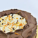 Heavenly Dark Chocolate Caramel Eggless Cake 8 Portion