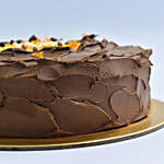 Heavenly Dark Chocolate Caramel Eggless Cake 8 Portion