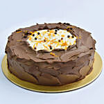 Heavenly Dark Chocolate Caramel Eggless Cake 12 Portion