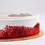 Graduation Red Velvet Cake Half Kg