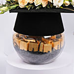 Graduation Hat Flowers And Chocolates