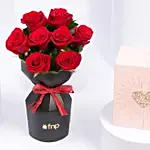 Red Roses and Dancing Couple Box