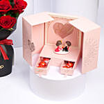 Red Roses and Dancing Couple Box